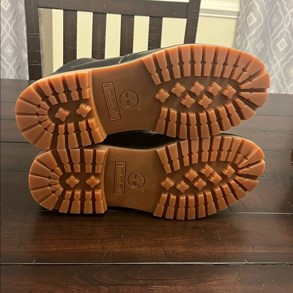 Timberland 6” Premium Brogue Boots new black Men’s Size 9 - Picture 12 of 14